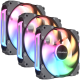 COUGAR Gehäuse Lüfter Apolar 120 ARGB,Schwarz, 3er-Pack