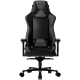 LORGAR Base 311, Gaming chair, PU eco-leather, 1.8 mm metal frame, multiblock mechanism, 4D armrests, 5 Star aluminium base, Class-4 gas lift, 75mm PU casters, Black + grey