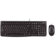 LOGITECH Corded Desktop MK120 - BLACK - UK - USB - N/A - EMEA - EDU SINGLE