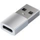 Перехідник Satechi Type-A to Type-C Adapter Silver (ST-TAUCS)