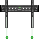 ONKRON Fixed TV Wall Mount for 43 to 85-inch Flat Panel TVs Digital Panels 68,2 kg, Black