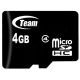 TEAM GROUP Memory ( flash cards ) 4GB Micro SDHC Class 4 w/o Adapter