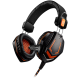 CANYON Gaming headset 3.5mm jack with microphone and volume control, with 2in1 3.5mm adapter, cable 2M, Black, 0.36kg