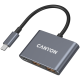 CANYON hub DS-3 3in1 USB-C Dark Grey