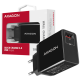 AXAGON ACU-QC19 wall charger 1x QC3.0/AFC/FCP/SMART, 19W, black