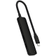 SATECHI 4-in-1 USB-C Slim Multiport Adapter 4K (Black)