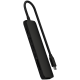 SATECHI 7-in-1 USB-C Slim Multiport Adapter with Ethernet (Black)