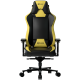 LORGAR Base 311, Gaming chair, PU eco-leather, 1.8 mm metal frame, multiblock mechanism, 4D armrests, 5 Star aluminium base, Class-4 gas lift, 75mm PU casters, Black + yellow