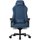 Lorgar gaming chair, 1.5 mm thick robot welding metal frame, 5 Star aluminum base, Carbonized class-4 gas lift, Blue, 29kg