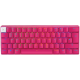 LOGITECH G PRO X 60 LIGHTSPEED Wireless Gaming Keyboard (Tactile) - MAGENTA - US INT'L - 2.4GHZ/BT - EMEA28-935 - TACTILE SWITCH