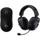 LOGITECH G PRO X Wireless LIGHTSPEED Gaming Mouse and headset - BLACK - 2.4GHZ/BT - EMEA29-953