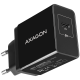 Axagon ACU-PD22 USB-C PD Wall charger <240V / 1x USB-C port PD3.0/QC3.0/AFC/FCP/Apple. 22W total power.