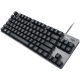 LOGITECH K835 TKL Mechanical Keyboard - GRAPHITE/SLATE GREY - PAN - USB - NORDIC - TTC RED