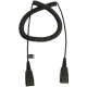 JABRA Extension cord, QD to QD, coiled, 0,5 - 2 meters