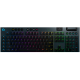 LOGITECH G915 LIGHTSPEED Wireless RGB Mechanical Gaming Keyboard – GL Linear - CARBON - PAN - 2.4GHZ/BT - NORDIC - LINEAR SWITCH