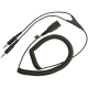 JABRA QD Cord to 2x 3,5mm pin plug , coiled, 0,5 - 2 meters; for GN2100, GN2000, GN2200