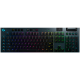 G915 LIGHTSPEED Wireless RGB Mechanical Gaming Keyboard - GL Tactile-CARBON-FRA-2.4GHZ/BT-N/A-CENTRA