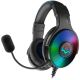 Headphones with microphone SVEN AP-U1500MV, black (USB, LED, 7.1); SV-019358