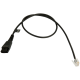 JABRA QD Cord to RJ45, straight, 0,5 meters; for Agfeo ST40