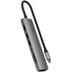 SATECHI 7-in-1 USB-C Slim Multiport Adapter with Ethernet (Space Grey)