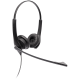 JABRA Biz 1100 EDU stereo headset for the Education market, Noise cancelling microphone, Leatherette ear cushions, USB-A options, Intuitive inline controls for volume and mute (USB version)