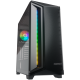 COUGAR | Dark Blader X7 Black | PC Case | Mid Tower / Plastic with an ARGB Strip Front Panel / 1 x ARGB Fan / 4mm TG Left Panel