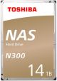 Toshiba N300 14TB HDD SATA 3.0 256 MB 7200 rpm 3.5