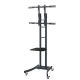 TV SET ACC FLOOR STAND BLACK/37-85