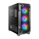 Geh Antec Dark Fleet   DF600 FLUX        Midi Tower  schwarz retail